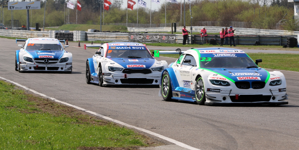 Kristian Thorsen, Lasse Poulsen og Louise Frost
(Foto: Motorsporten.dk)